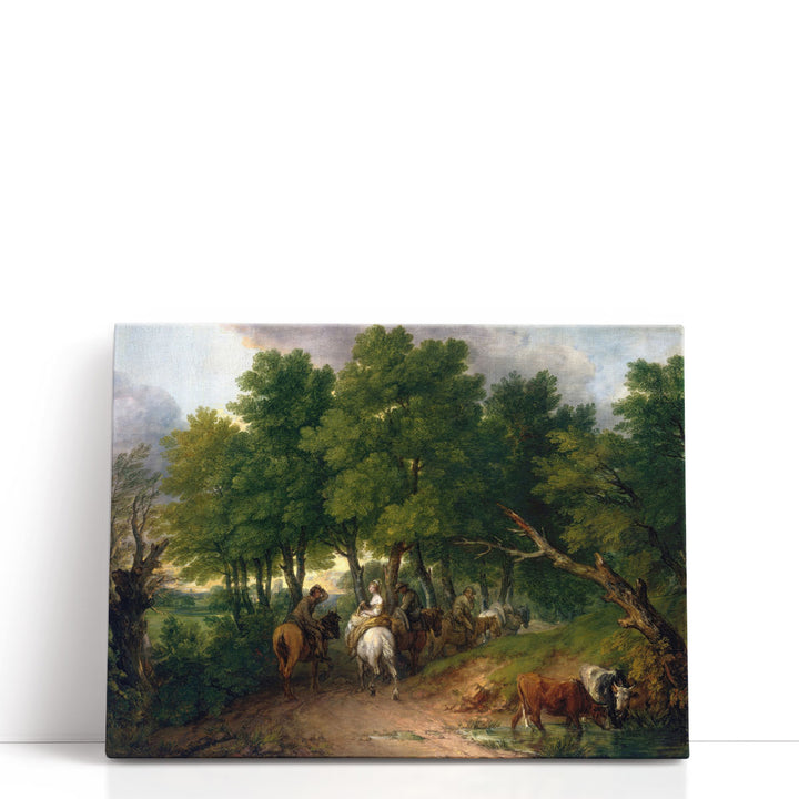 Road from Market - Canvas Print Wall Art