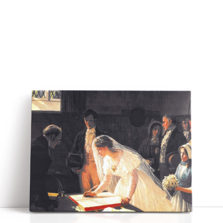 The Wedding Register - Canvas Print Wall Art