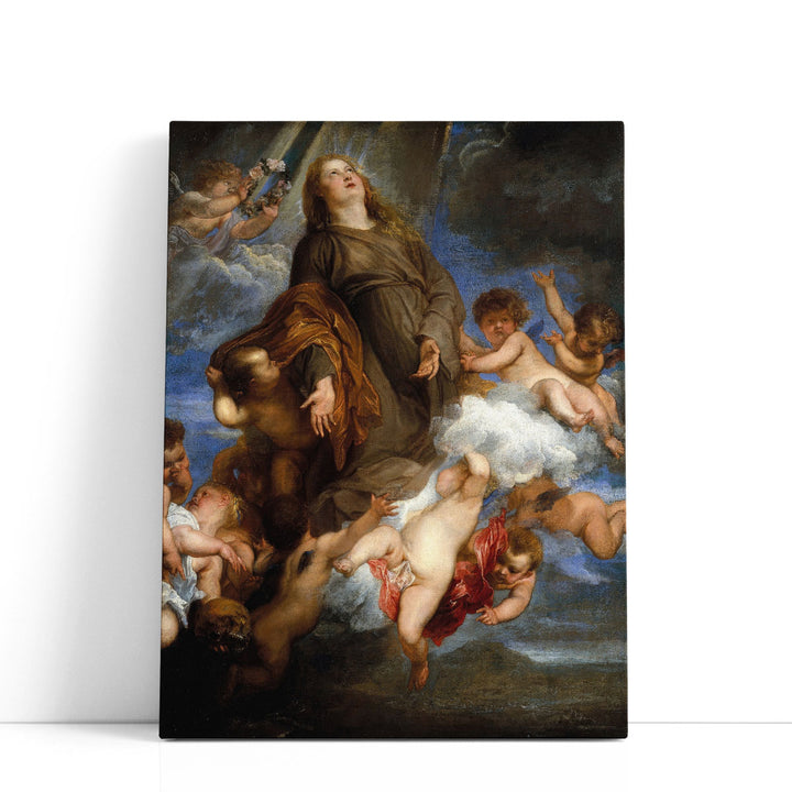 Saint Rosalie Interceding for the Plague Stricken of Palermo - Canvas Print Wall Art