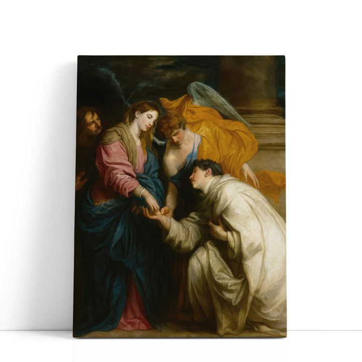 The Vision of the Blessed Hermann Joseph - Canvas Print Wall Art