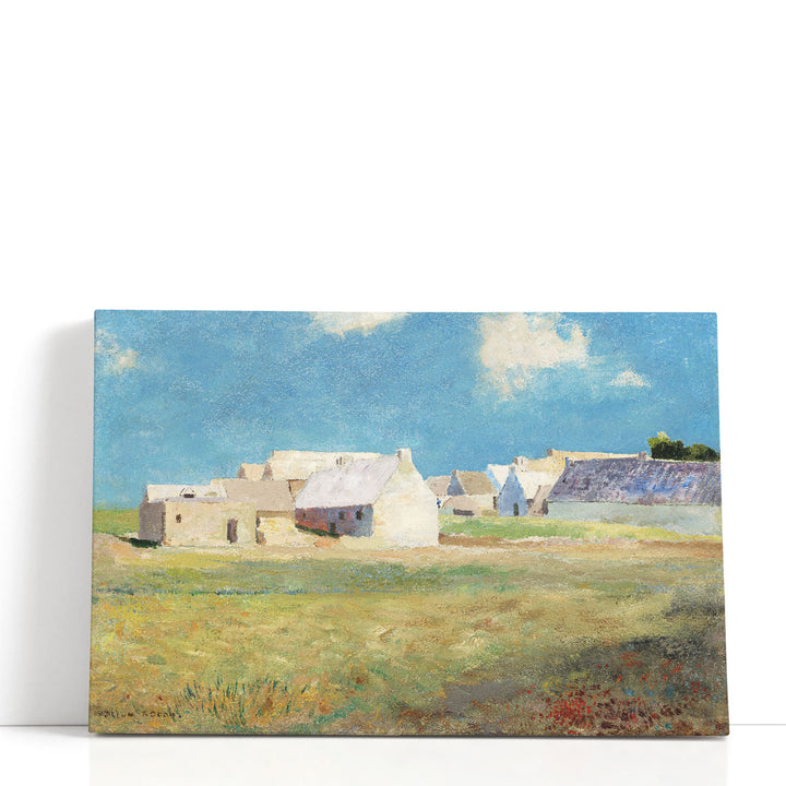 Breton Village, 1890 - Canvas Print Wall Art