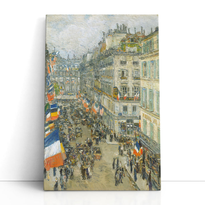 July Fourteenth, Rue Daunou, 1910 - Canvas Print Wall Art