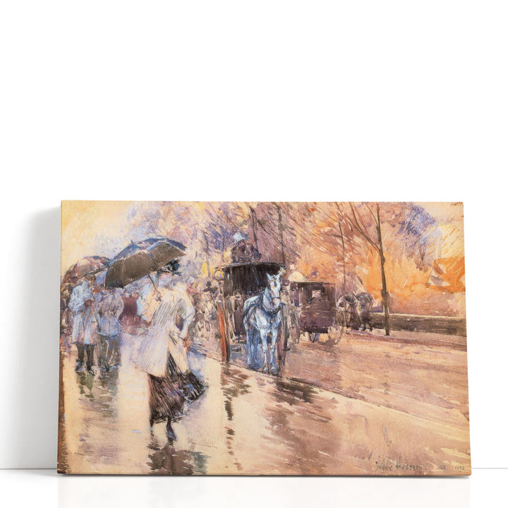 Rainy Day on Fifth Avenue, 1893 - Canvas Print Wall Art