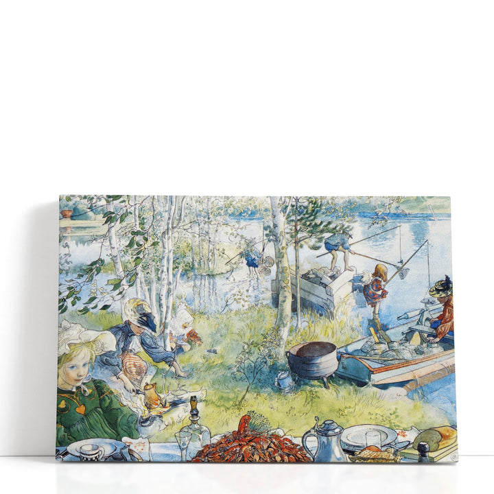 The Crayfish Season Opens - Canvas Print Wall Art