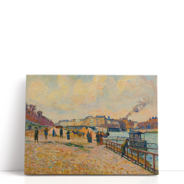 Quai Saint Bernard, Paris - Canvas Print Wall Art