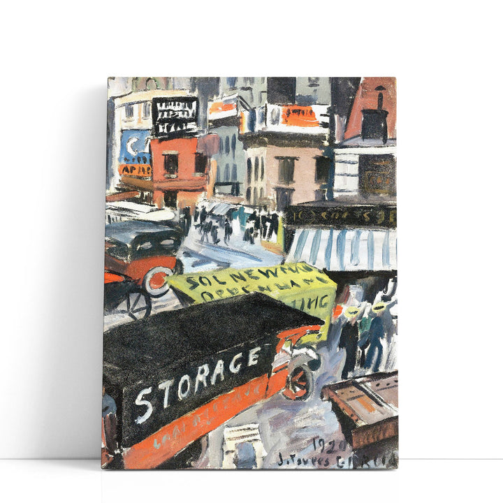 Fourteenth Street, 1920 - Canvas Print Wall Art