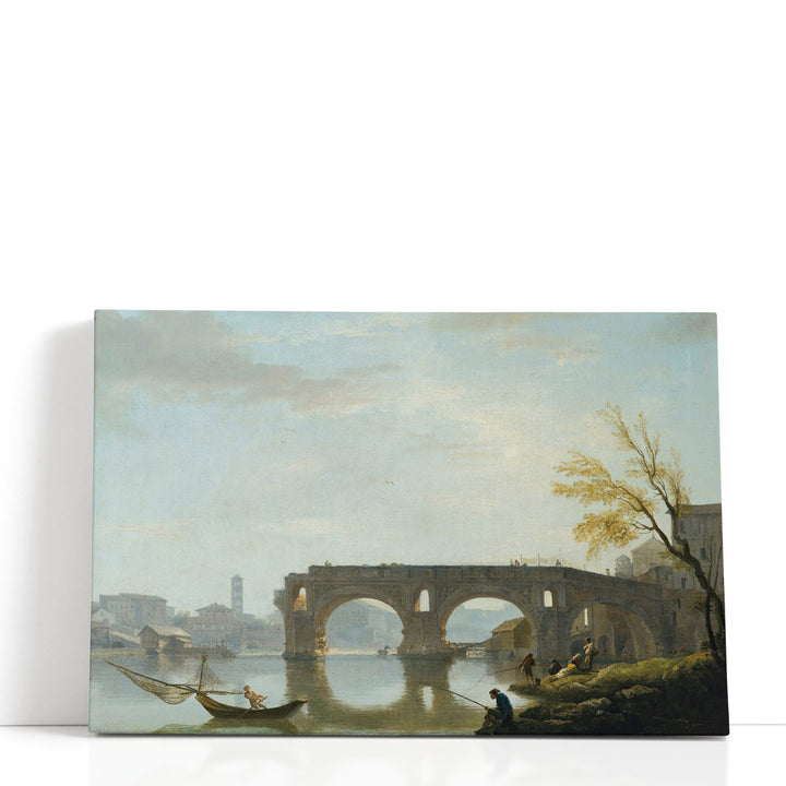 View Of The Ponte Rotto, Rome - Canvas Print Wall Art
