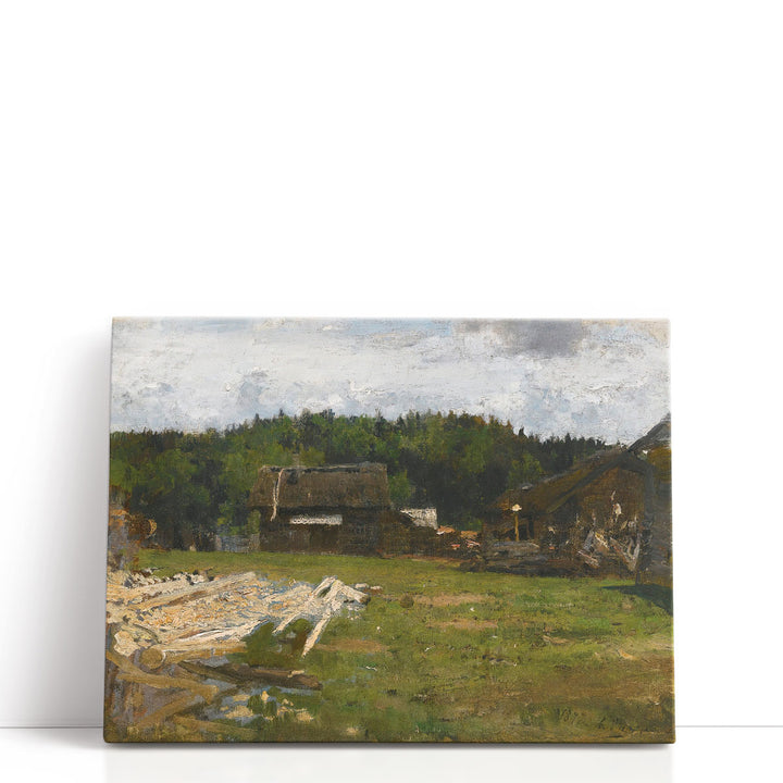 Forest Clearing Near Chuguev, Ukraine - Canvas Print Wall Art