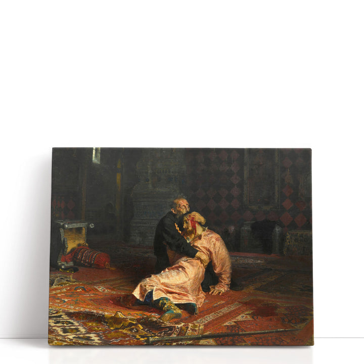 Ivan the Terrible and His Son Ivan - Canvas Print Wall Art