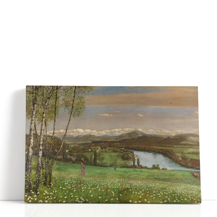 Das Rheintal bei Säckingen, 1899 - Canvas Print Wall Art