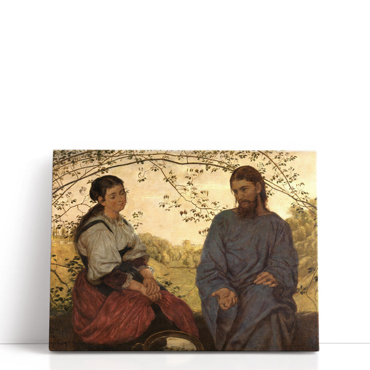 Christus und die Samariterin, 1881 - Canvas Print Wall Art