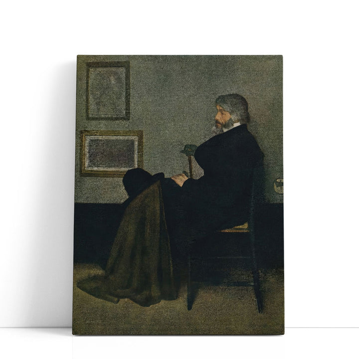 Portrait of Thomas Carlyle - Canvas Print Wall Art