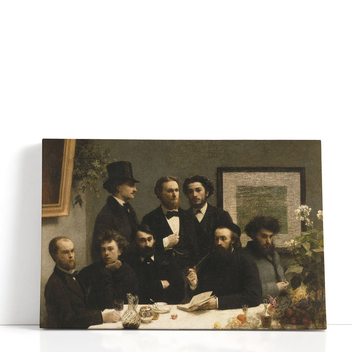 By The Table, 1872 - Canvas Print Wall Art