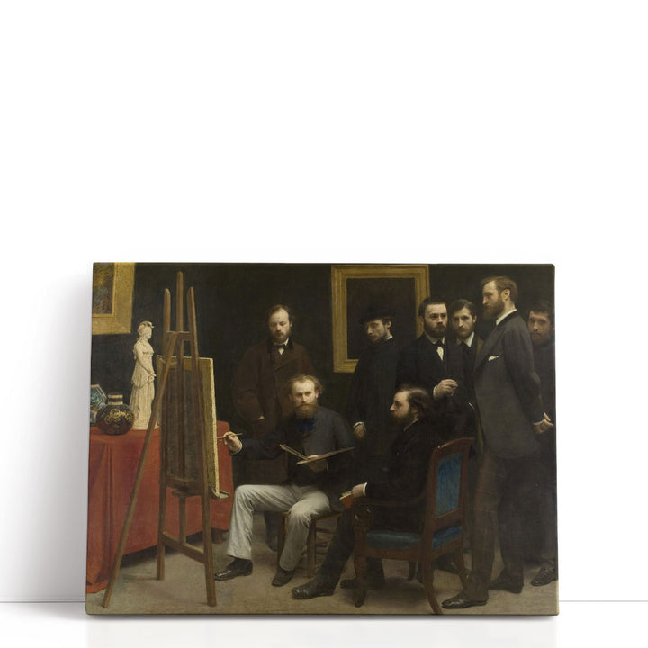 A Studio At Les Batignolles, 1870 - Canvas Print Wall Art