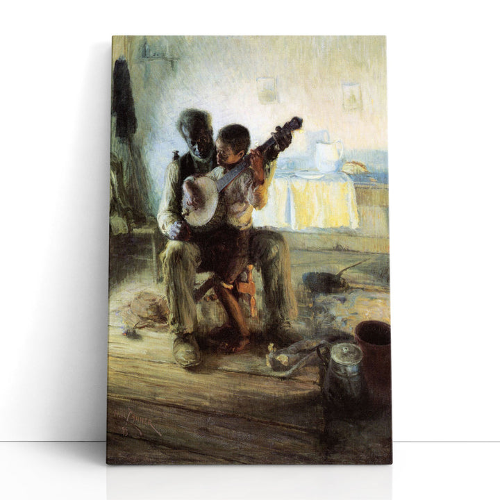 The Banjo Lesson - Canvas Print Wall Art