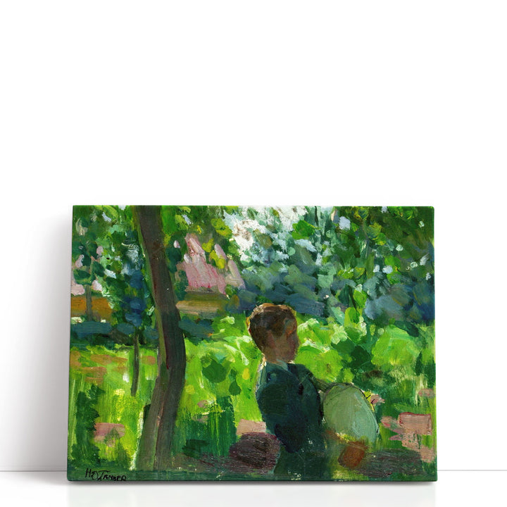 Study For The Bagpipe Lesson, 1892 - Canvas Print Wall Art