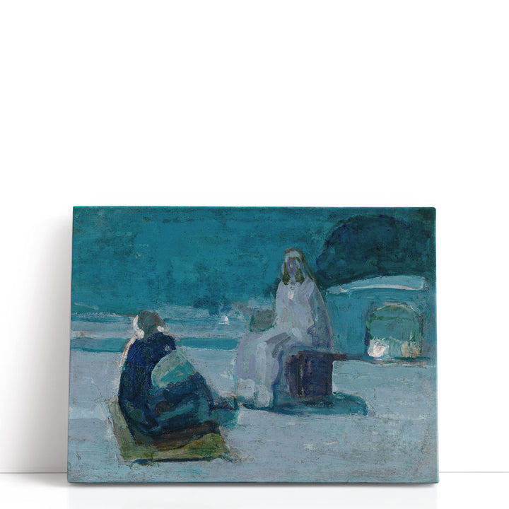 Study for Christ and Nicodemus on a Rooftop, 1923 - Canvas Print Wall Art