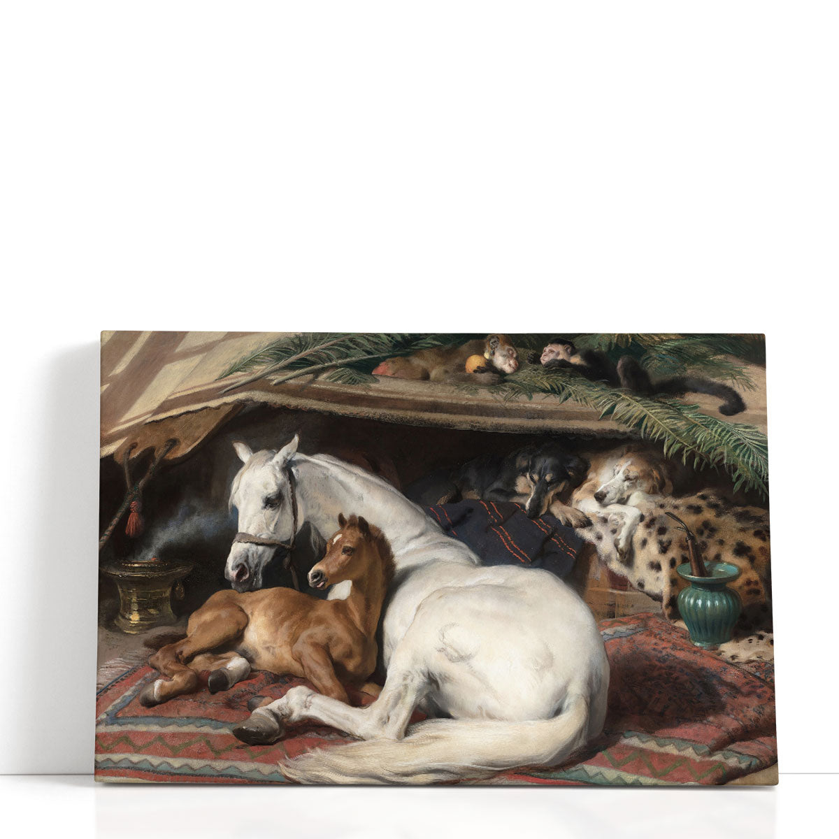 The Arab Tent | Horses and Dogs Art