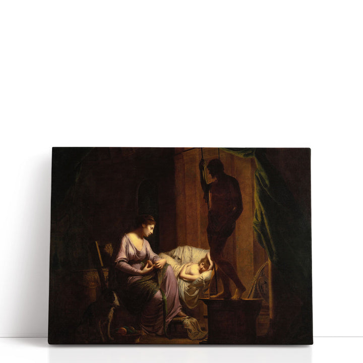Penelope Unraveling her Web - Canvas Print Wall Art