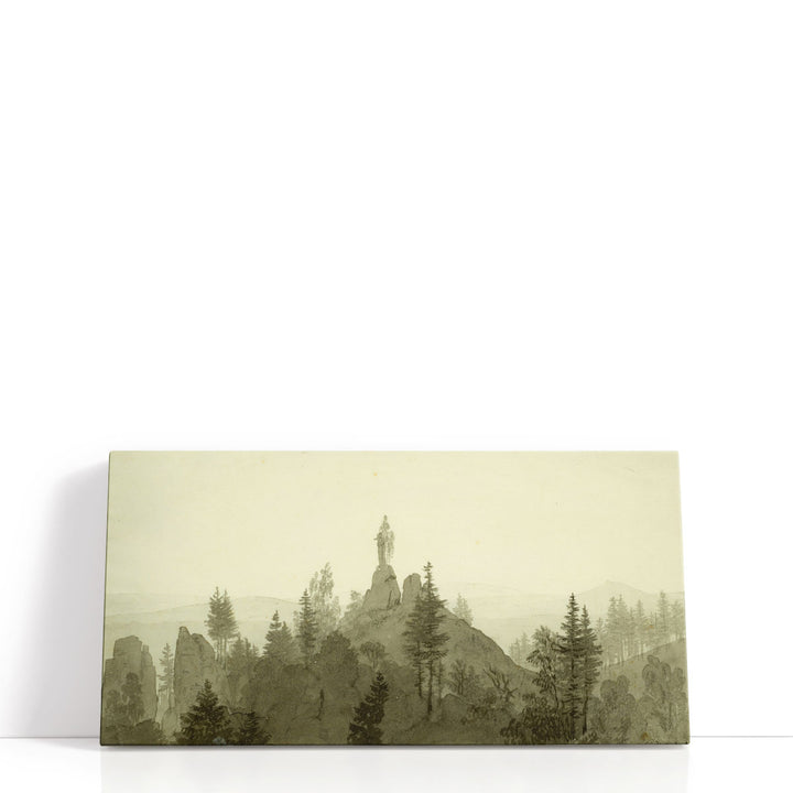 Statue of the Madonna in the Mountains, 1804 - Canvas Print Wall Art