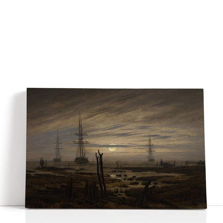 Ships at Anchor - Canvas Print Wall Art