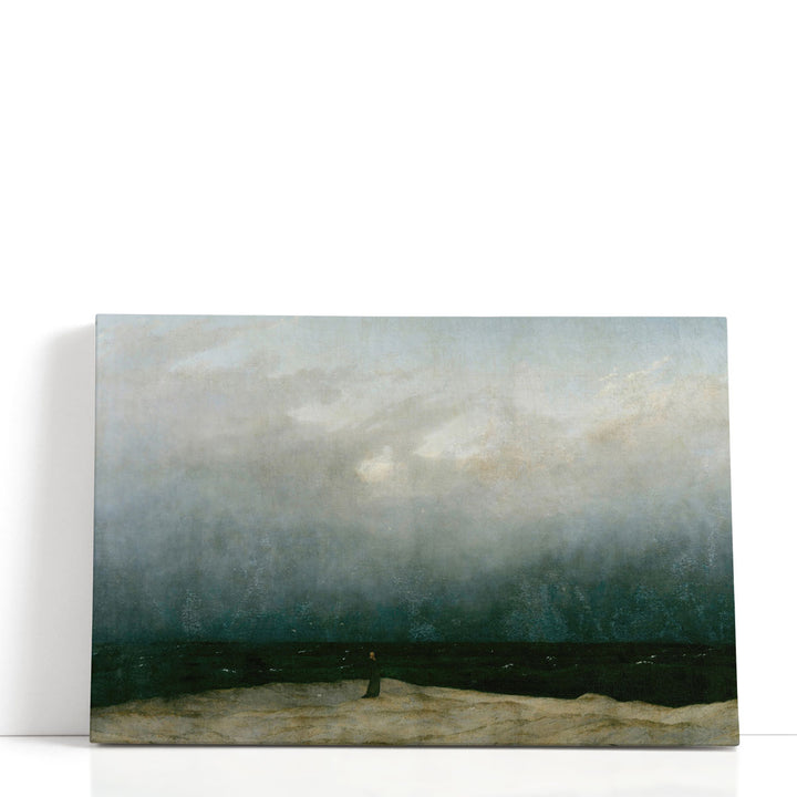 The Monk by the Sea - Canvas Print Wall Art