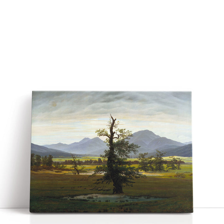 Village Landscape in Morning Light - Canvas Print Wall Art