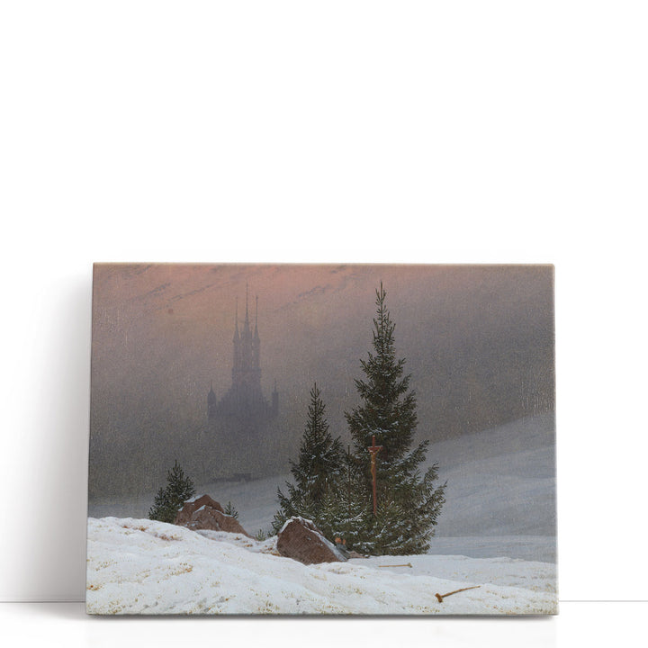 Winter Landscape Caspar David Friedrich - Canvas Print Wall Art