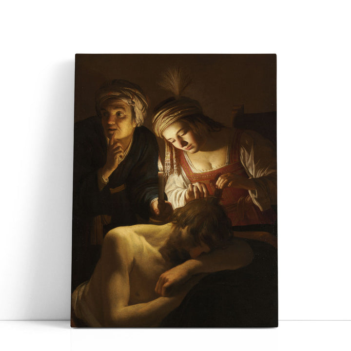 Samson and Delilah, 1616 - Canvas Print Wall Art