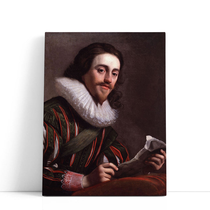 Portrait of King Charles I - Canvas Print Wall Art