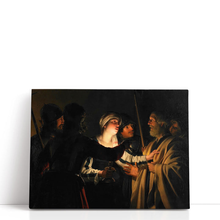 The Denial of Saint Peter - Canvas Print Wall Art