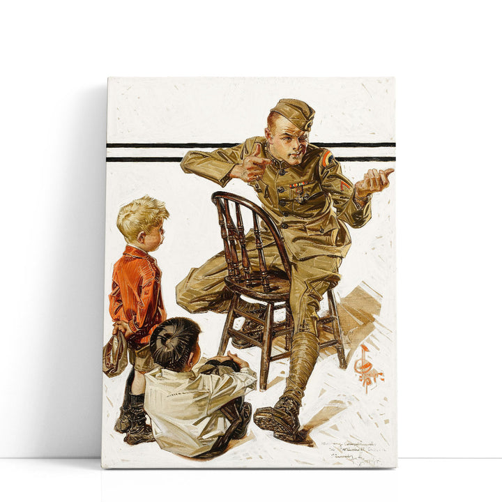 The Hero’s War Story, 1919 - Canvas Print Wall Art