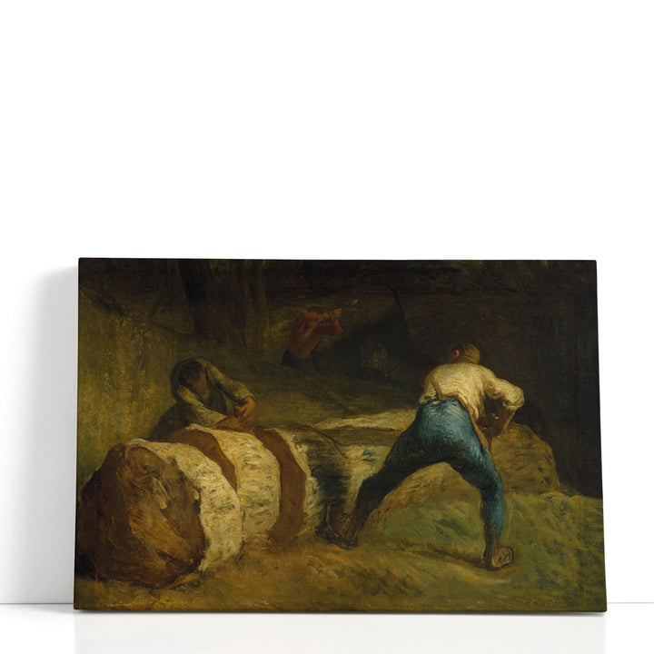 The Wood Sawyers - Canvas Print Wall Art