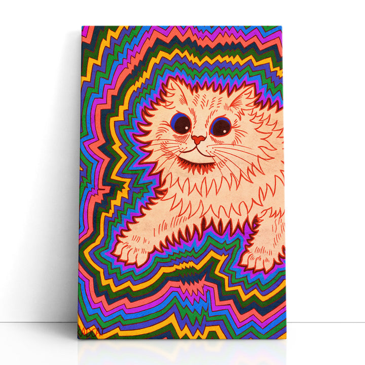 Kaleidoscope Cats III - Canvas Print Wall Art