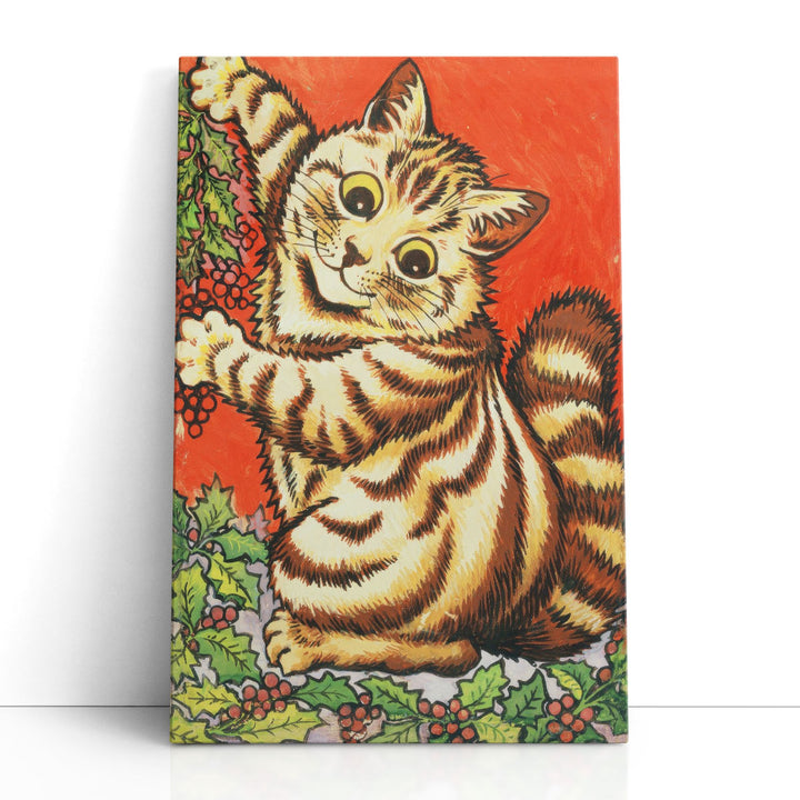 Christmas Cat - Canvas Print Wall Art