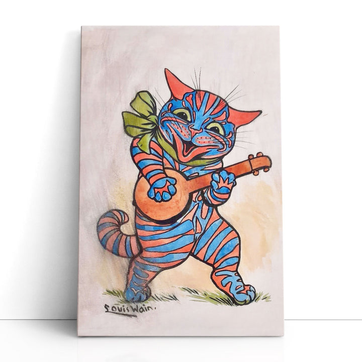 Louis Wain Cat - Canvas Print Wall Art