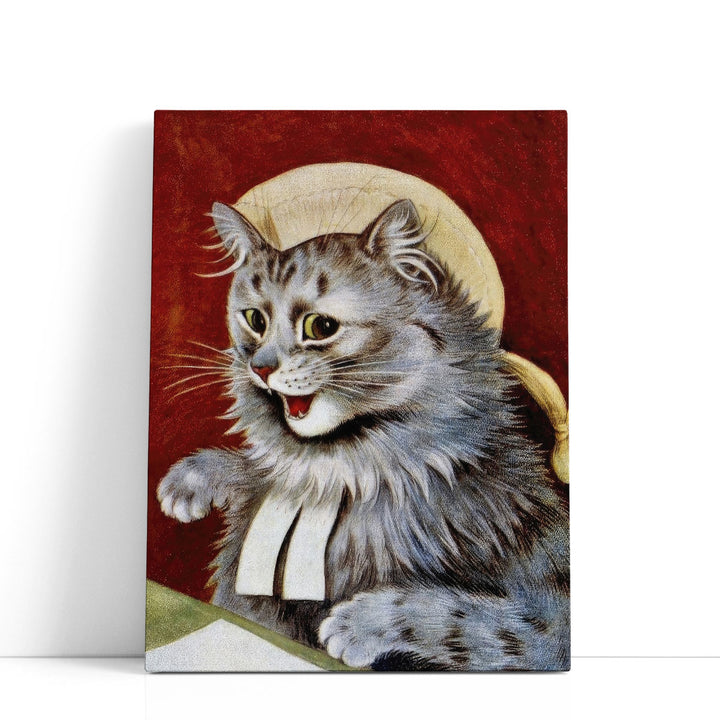 Cat Dressed as a Judge - Canvas Print Wall Art