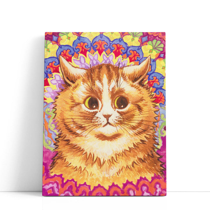 A Psychotic Cat - Canvas Print Wall Art