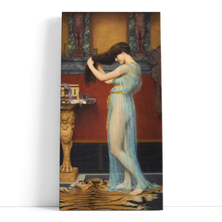 Preparing for the Bath - Canvas Print Wall Art