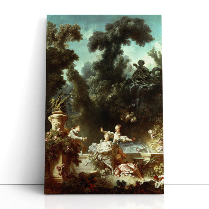 The Progress of Love, The Pursuit - Canvas Print Wall Art