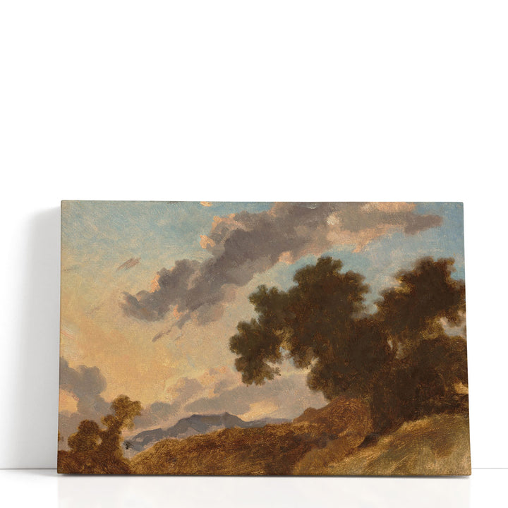 Mountain Landscape at Sunset - Canvas Print Wall Art