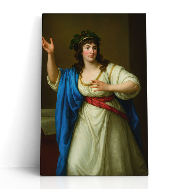 Portrait of the Impromptu Virtuoso Teresa Bandettini - Canvas Print Wall Art