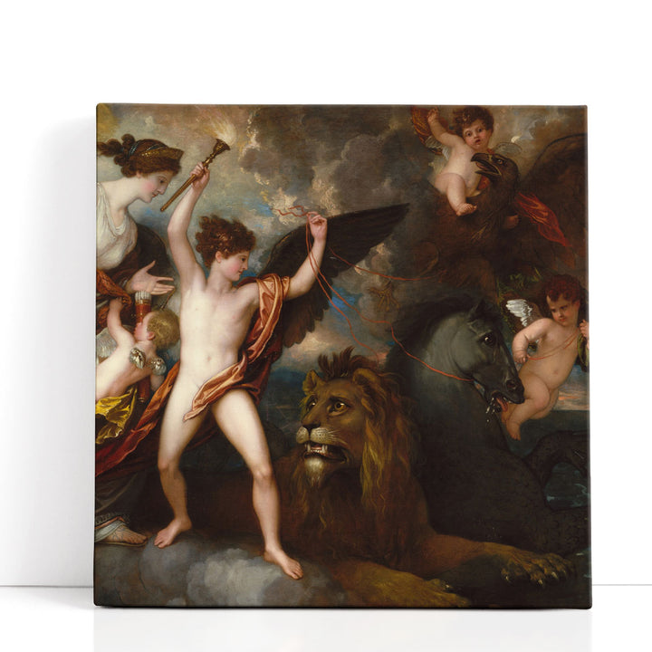 The Power of Love in the Three Elements - Canvas Print Wall Art
