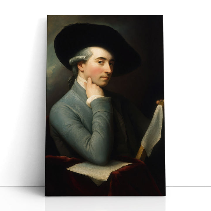 Benjamin West Portrait - Canvas Print Wall Art