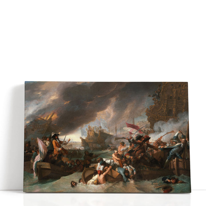 The Battle of La Hogue - Canvas Print Wall Art