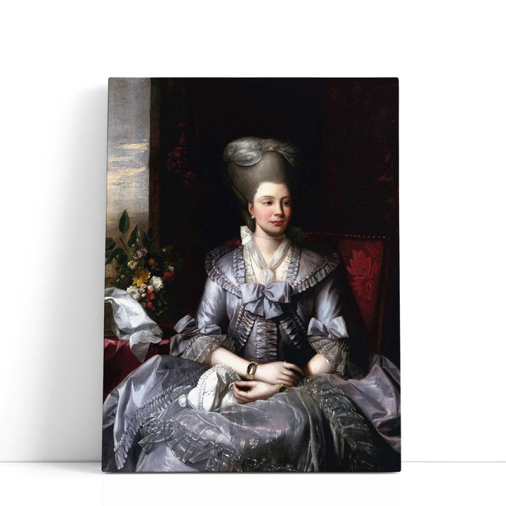 Portrait of Queen Charlotte - Canvas Print Wall Art