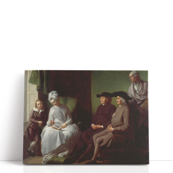 The Artist and His Family - Canvas Print Wall Art