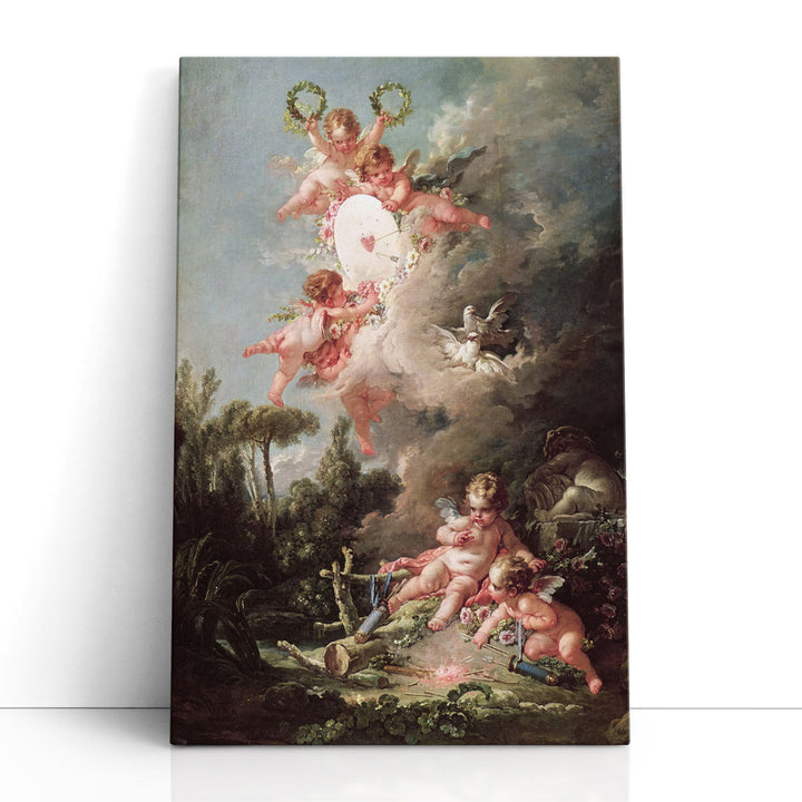 Cupid's Target - Canvas Print Wall Art