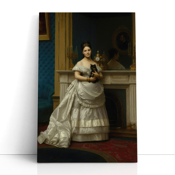 Portrait of Marie-Anne d Escoubleau de Sourdis, Madame Charles-Joachim Lefèvre - Canvas Print Wall Art