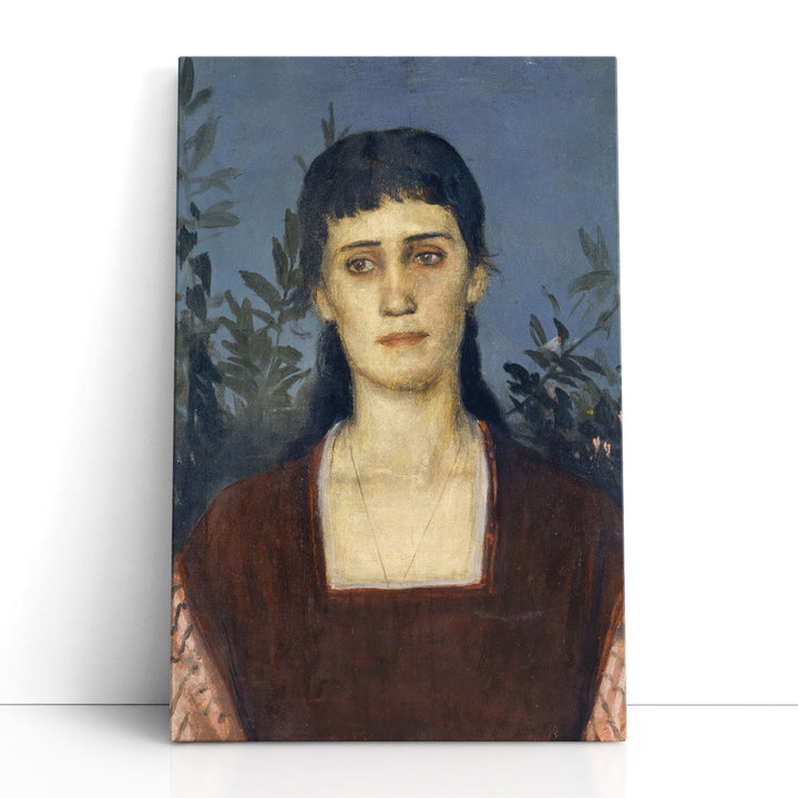 Portrait of Clara Bruckmann-Böcklin, Eldest Daughter of the Artist, 1876 - Canvas Print Wall Art